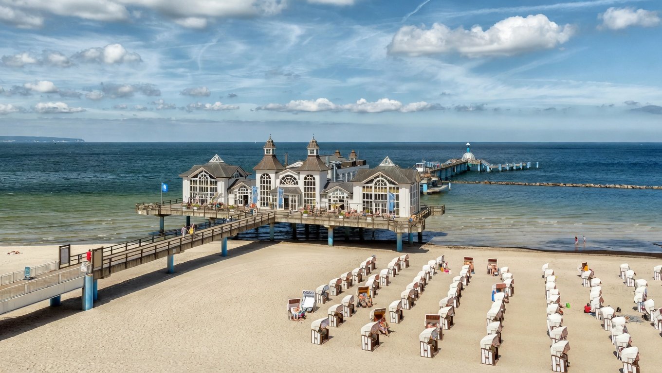 Seebad Binz auf Rügen – Bäderarchitektur und Strandpromenade